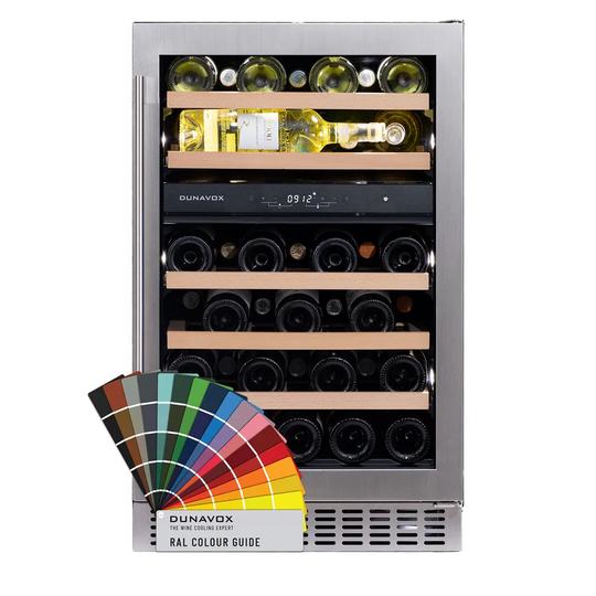 Dunavox Flow-38 Wijnkoelkast | DAUF-38.100DC | 2 Zones | RAL Kleur