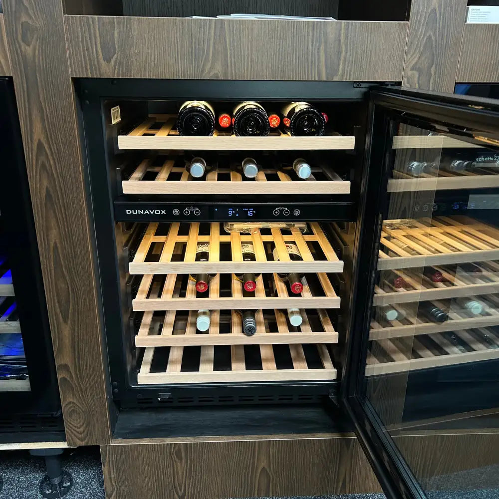 Dunavox Flow-46H Wijnkoelkast | DAUF-46.145DBH | 2 Zones | Zwart