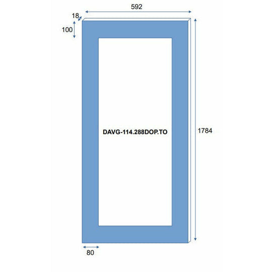 Dunavox Horizon-114.TO Wijnkoelkast | DAVG-114.288DOP.TO | 2 Zones