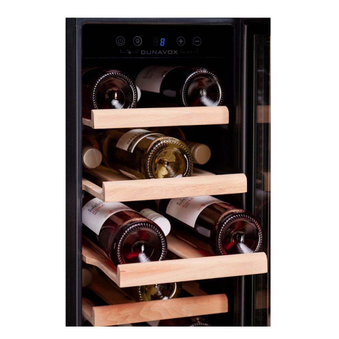 Dunavox Flow-19 Wijnkoelkast | DAUF-19.58SS | 1 Zone