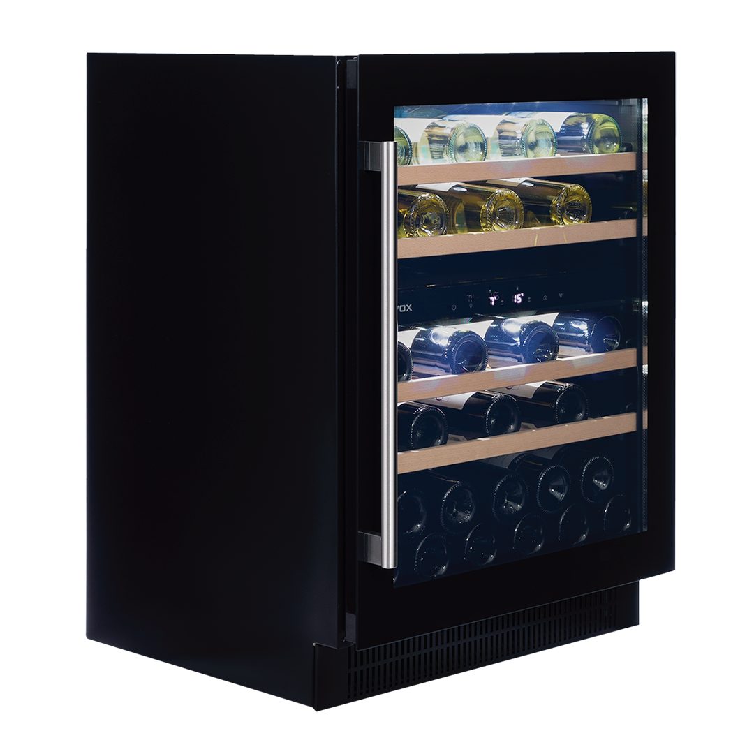 Dunavox Flow-39 Wijnkoelkast | DAUF-39.121DMB | 2 Zones | Mat Zwart