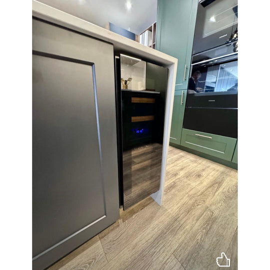 Dunavox Flow-17H Wijnkoelkast | DAUF-17.58DBH | 2 Zones | Zwart