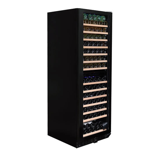 Dunavox Grande-166 Wijnkoelkast | DX-166.428DMBK | 2 Zones | Mat Zwart