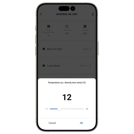 Dunavox Spirit-44 Wijnkoelkast | DVS-44.120DSS | 2 Zones