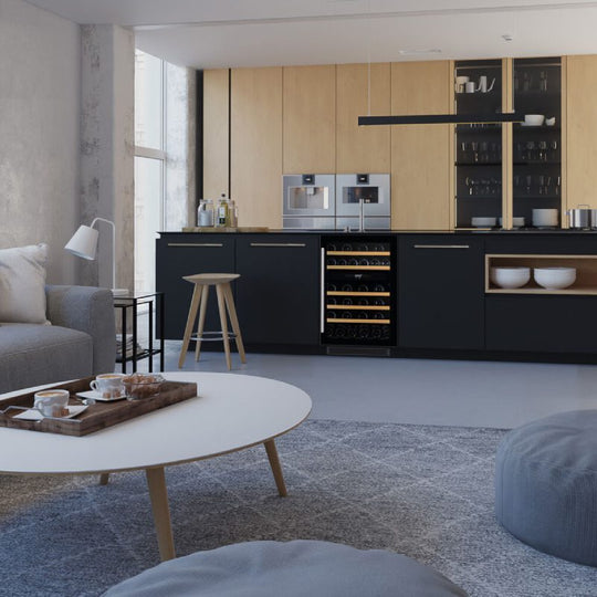 Dunavox Flow-38 Wijnkoelkast | DAUF-38.100DMB | 2 Zones | Mat Zwart