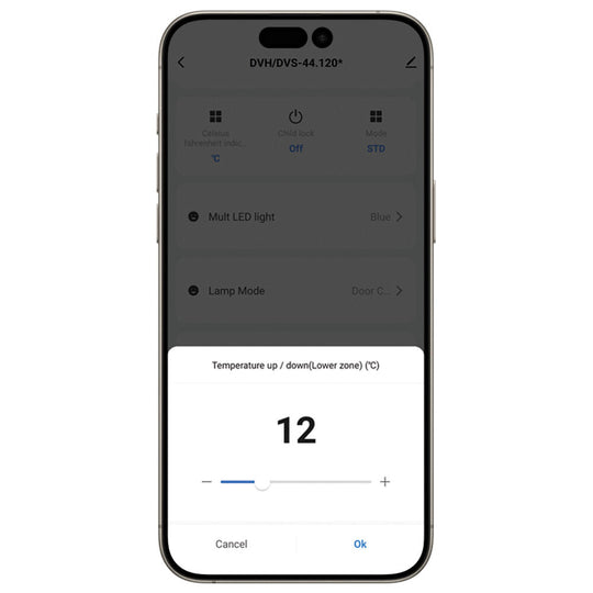 Dunavox Horizon-70.TO Wijnkoelkast | DVH-70.185DMB.TO | 2 Zones | Mat Zwart