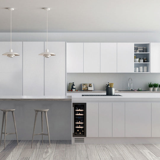 Dunavox Flow-17 Wijnkoelkast | DAUF-17.58DMB | 2 Zones | Mat Zwart