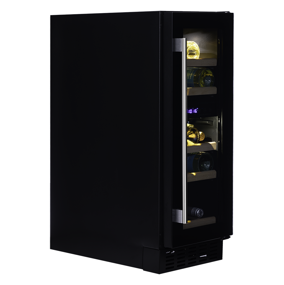 Dunavox Flow-17 Wijnkoelkast | DAUF-17.58DMB | 2 Zones | Mat Zwart