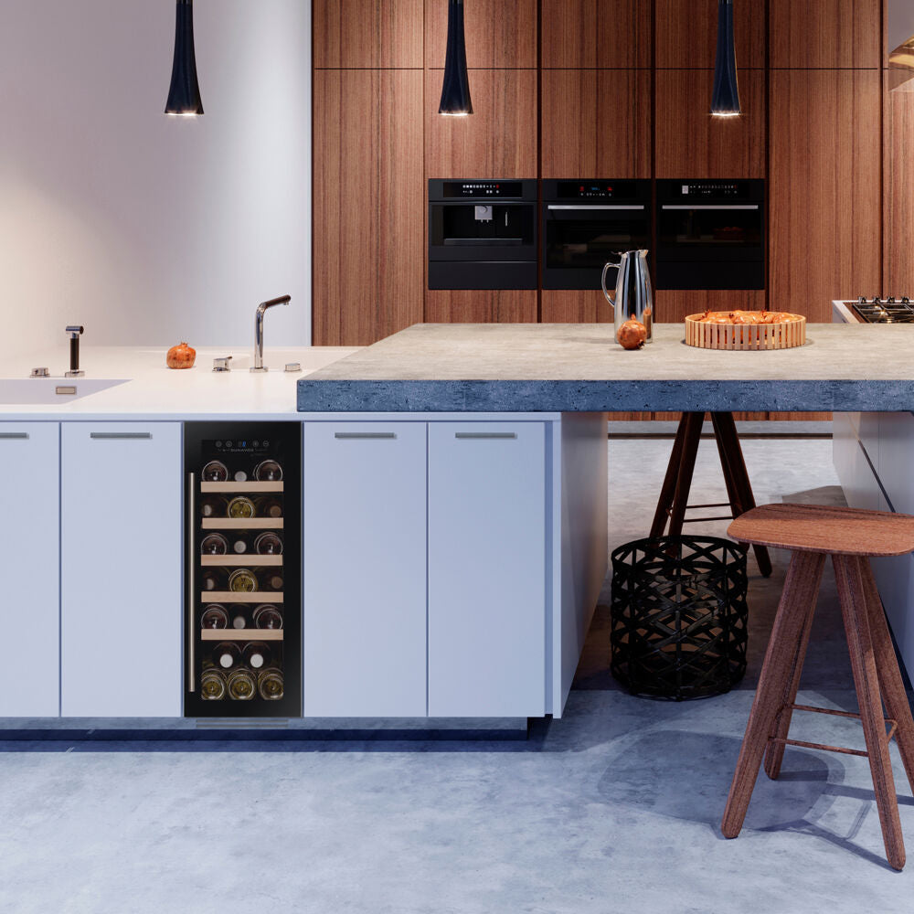 Dunavox Flow-19 Wijnkoelkast | DAUF-19.58MB | 1 Zone | Mat Zwart