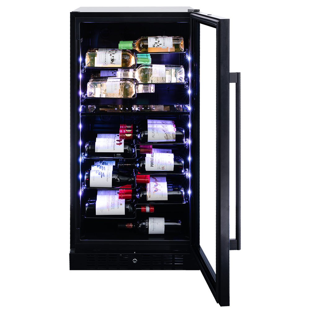 Dunavox Sera-58 Wijnkoelkast | DX-58.258DMB | 2 Zones | Mat Zwart