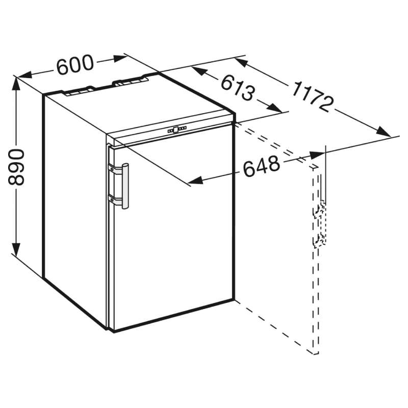 Liebherr Wijnbewaarkast | WKr1811 Vinothek | 66 Flessen | 1 Zone - Mijn-Wijnklimaatkast